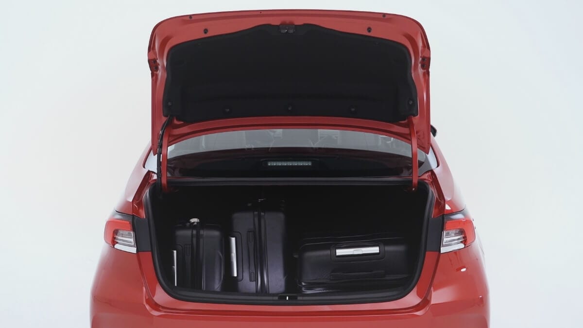 Ample luggage space