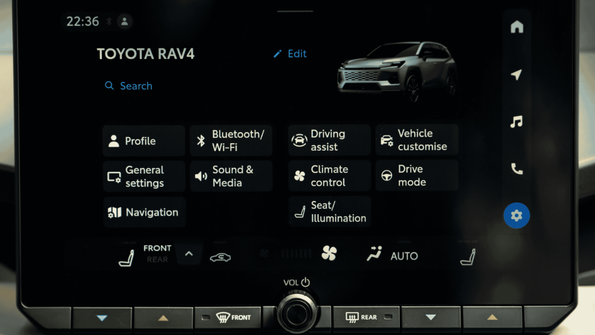 12.9-inch display audio
